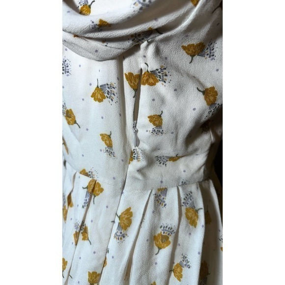 Free People Women's‎ Tegan Long-Sleeve Floral Printed Mini Dress, Size 4 - Picture 5 of 9